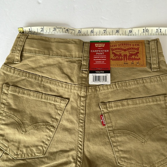 Levi’s Youth Jeans, Slim Flex Stretch, Size 8, Beige - Picture 9 of 14